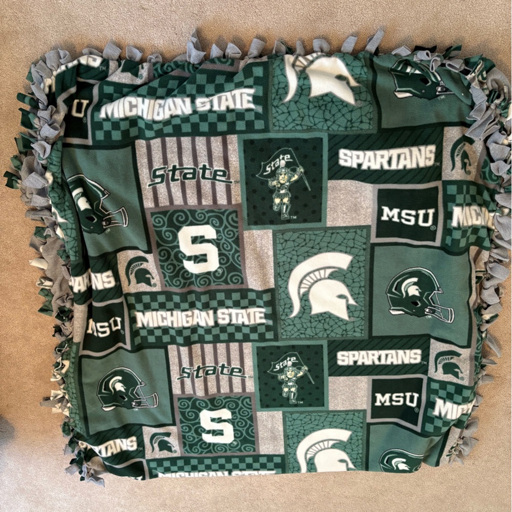 Michigan State University Blanket 48x80